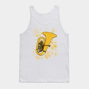 Tuba Teacher Tubaist Brass Musician Tank Top